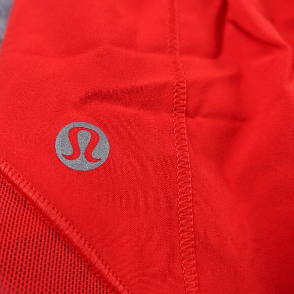 NWOT Lululemon Size 6 Hotty Hot Shorts High Rise HR 4” Lined HTHT Hot Heat Red - Picture 4 of 9